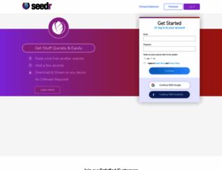 seedr.co.il screenshot