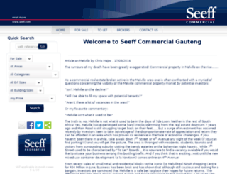 seeffcommercialgauteng.com screenshot