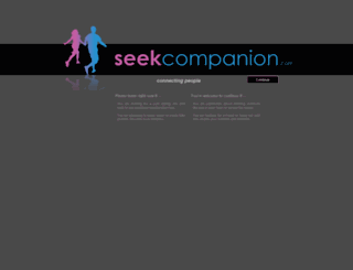 seekcompanion.com screenshot