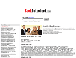 seekdatasheet.com screenshot