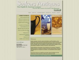 seekersantiques.com screenshot