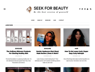 seekforbeauty.com screenshot
