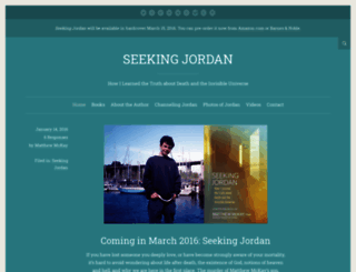 seekingjordan.com screenshot