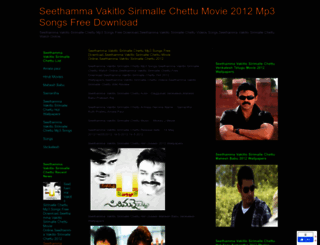 seethammavakitlosirimallechettump3.blogspot.in screenshot