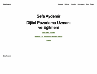 sefaaydemir.com screenshot