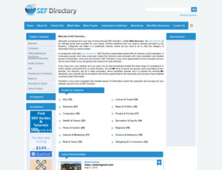 sefdirectory.com screenshot