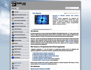 sefik.net screenshot