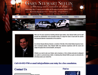 seflinlaw.com screenshot