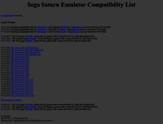 segasaturn.org screenshot
