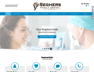 seghersfamilydental.com screenshot
