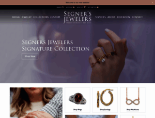 segnersjewelers.com screenshot