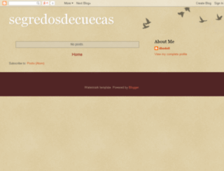 segredosdecuecas.blogspot.com.br screenshot