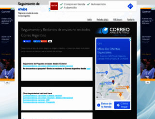 seguimientoenvios.com.ar screenshot