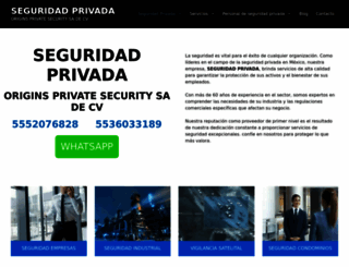 seguridad-privada.com.mx screenshot