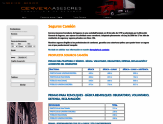 segurocamion.org screenshot