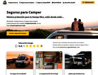 segurosautocaravanas.com screenshot