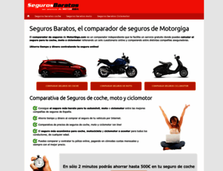 segurosbaratos.motorgiga.com screenshot