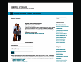segurosdentalesdotorg.wordpress.com screenshot