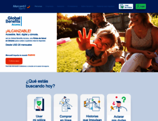 segurosmercantil.com screenshot