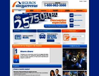 segurossinbarreras.com screenshot