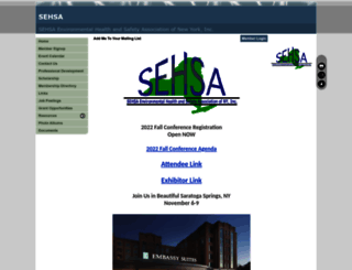 sehsa.org screenshot