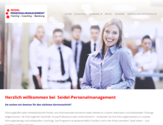 seidel-personalmanagement.de screenshot