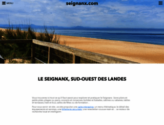 seignanx-tourisme.com screenshot