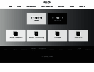 seiko.co.nz screenshot