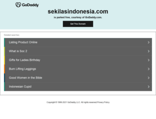 sekilasindonesia.com screenshot