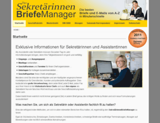 sekretaerinnen-briefe.de screenshot