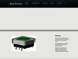 sela-tronics.com screenshot