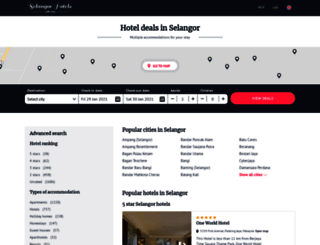 selangorhotels.com screenshot