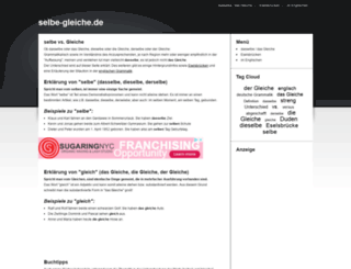 selbe-gleiche.de screenshot