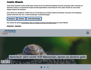 selbsthilfenetz.de screenshot