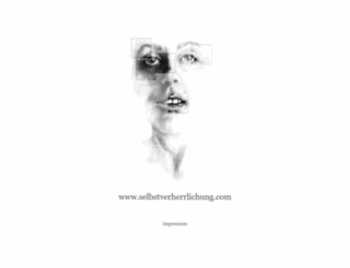 selbstverherrlichung.com screenshot