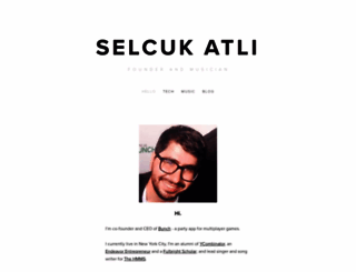 selcukatli.com screenshot