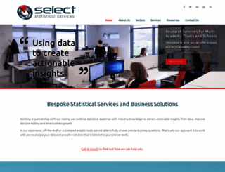 select-statistics.co.uk screenshot