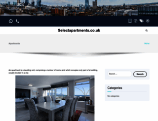 selectapartments.co.uk screenshot