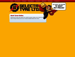 selectatyre.com screenshot