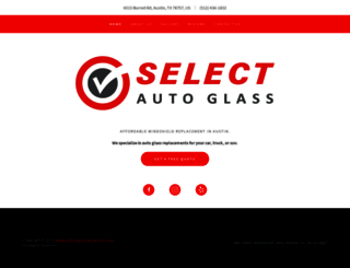 selectautoglassaustin.com screenshot