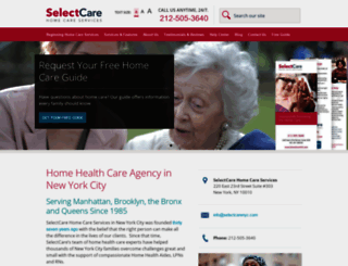 selectcarenyc.com screenshot