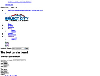 selectcitycars.com screenshot