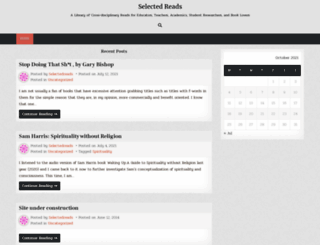 selectedreads.com screenshot