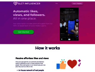 selectinfluencer.com screenshot