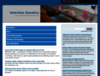 selectivegenetics.com screenshot