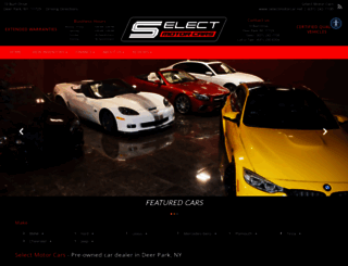 selectmotorcar.net screenshot