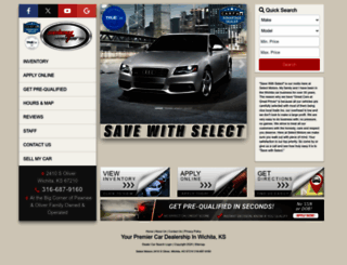 selectmotorswichita.com screenshot