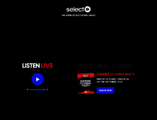 selectradioapp.com screenshot