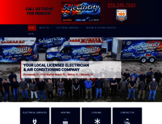 selectricitypensacola.com screenshot