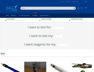 selectscientific.com.au screenshot